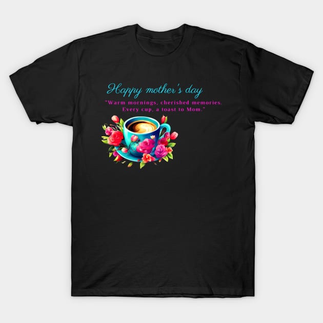 Happy Mother's Day (Motivational and Inspirational Quote) T-Shirt by Inspire Me 
